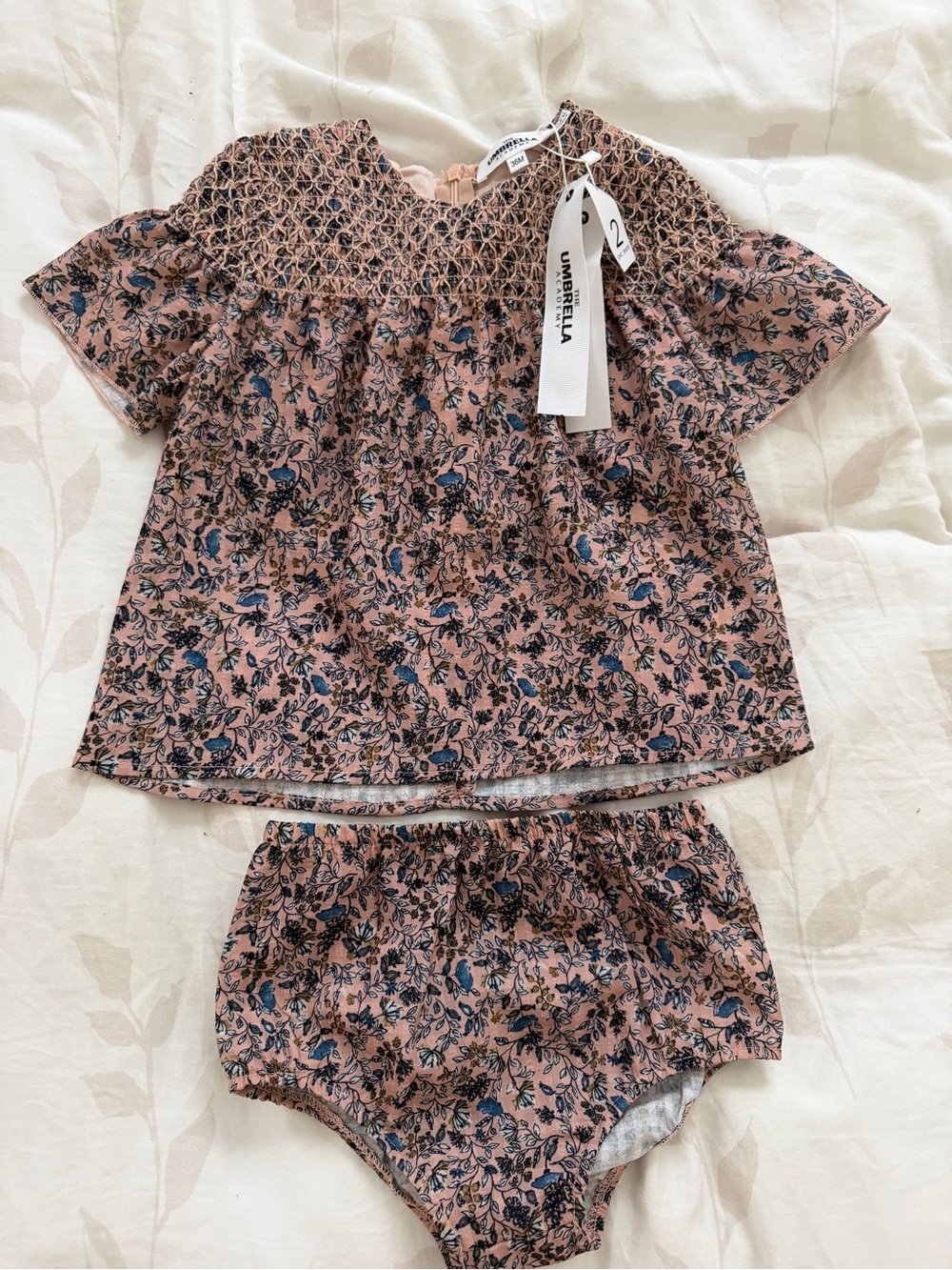 Floral Smocked Top and Bloomers